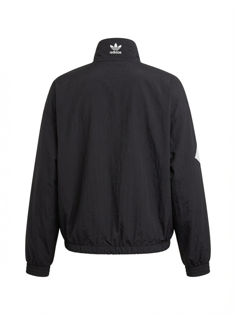 Vintage Adidas Black White Trefoil Windbreaker Jacket | Full Zip Track Jacket | - Picture 2 of 10